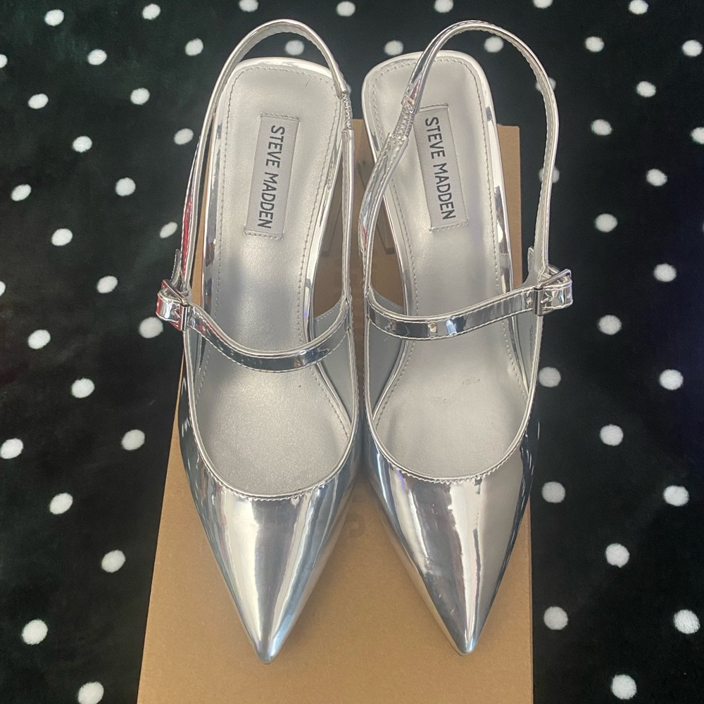 Silver heels